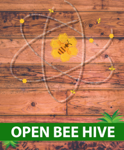 open bee hive 2mo